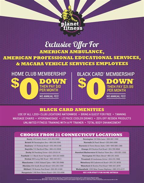 May 19, 2023 · At Planet Fitness, there are several different membership packages available. A $1 enrollment fee, a $49 annual fee, and a $24.99 monthly fee are all paid by Black Card members. With all the expensive fitness classes, equipment, and memberships, getting in shape can be costly. On the other hand, there are some gyms where you can work out and ... 